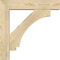 Ekena Millwork Imperial Block Rough Sawn Bracket w/ Offset Brace, Douglas Fir, 6"W x 26"D x 26"H BKT0604X26X26IMP05RDF - alternate 3